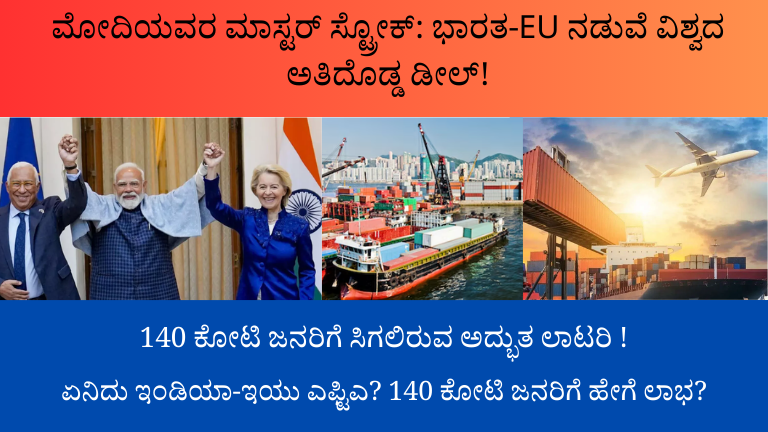 ಭಾರತ ಮತ್ತು ಯುರೋಪಿಯನ್ ಯೂನಿಯನ್ ಮುಕ್ತ ವ್ಯಾಪಾರ ಒಪ್ಪಂದ