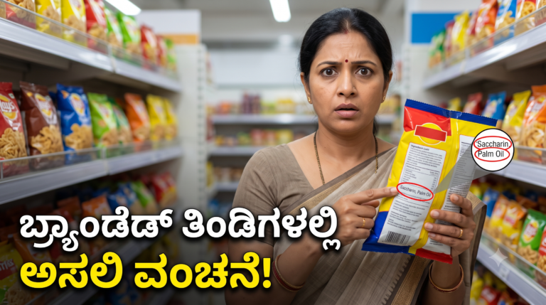 Reality of multinational food companies and Food Scam in India explained in Kannada.