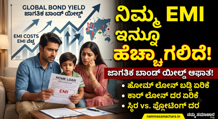 ಬಾಂಡ್ ಯೀಲ್ಡ್ ಏರಿಕೆ: ಜಾಗತಿಕ ಆರ್ಥಿಕ ಬಿಕ್ಕಟ್ಟು ಮತ್ತು ಭಾರತೀಯ ಷೇರುಪೇಟೆ ಹಾಗೂ EMI ಮೇಲಾಗುವ ಪರಿಣಾಮ